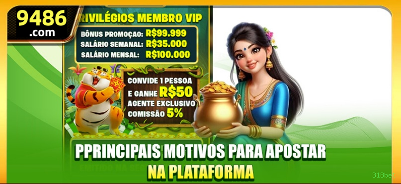 Bônus exclusivos membros VIP 318bet
